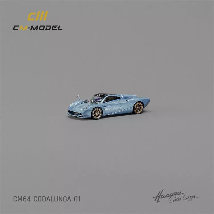 1:64 Pagani Codalunga Ice Blue - CM Models - CM64-Codalunga-01