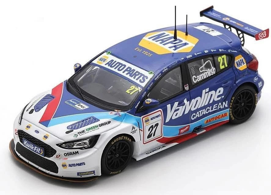 1/43 - Ford Focus #27 NAPA Racing UK BTCC Silverstone Valvoline Dan Cammish 500pcs - SPA UK031