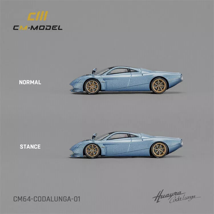 1:64 Pagani Codalunga Ice Blue - CM Models - CM64-Codalunga-01