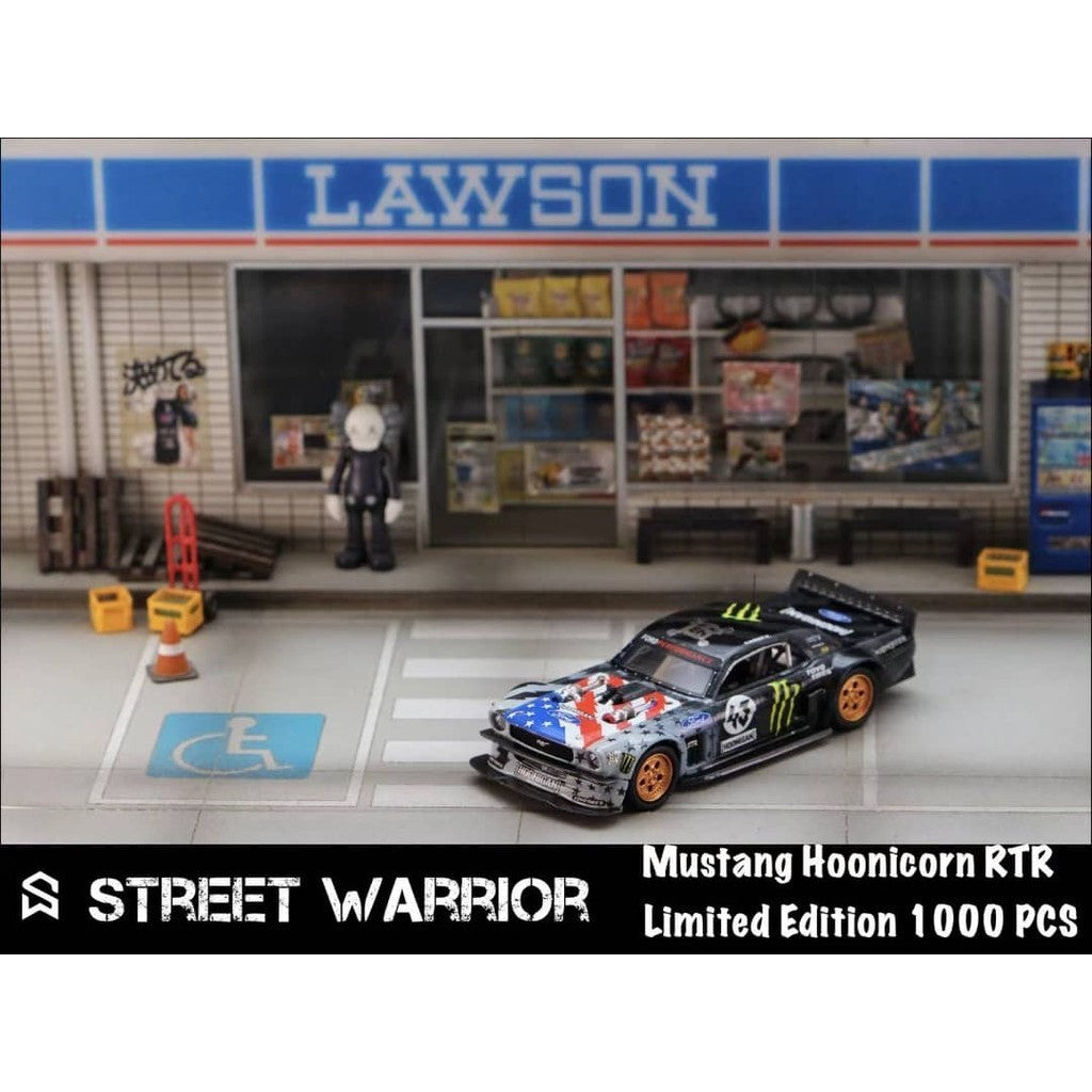 1/64 1965 Mustang Hoonicorn RTR USA flag - Street Warrior