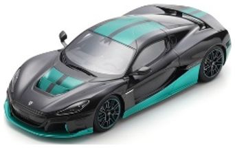 1/18 - Rimac Nevera Time Attack 2023 Black/Blue - SHU 18U00084
