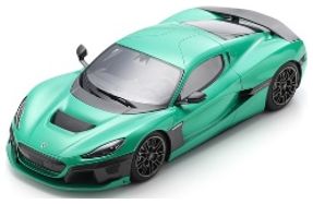 1/18 - Rimac Nevera 2022 Green/Black - SHU 18U00085