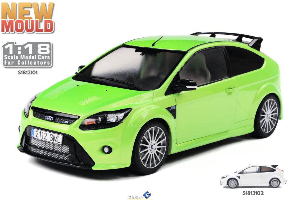 1/18 - Ford Focus RS MK2 - Ultimate Green Metallic - 2009 - Solido
