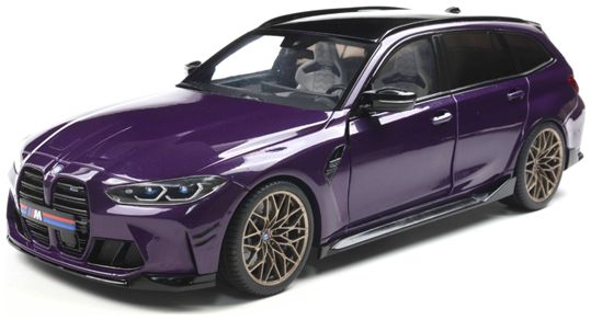1/18 - BMW M3 (G81) Touring w/Performance Parts Twilight Purple Pearl Metallic 2024 - Solido 1813701