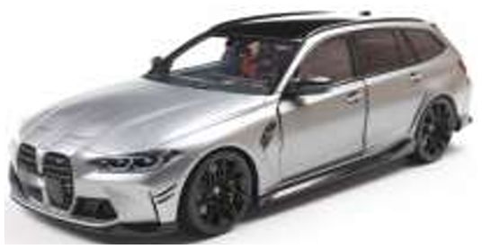 1/18 - BMW M3 (G81) Touring w/Performance Parts Frozen Pure Grey Metallic 2024 - Solido 1813702