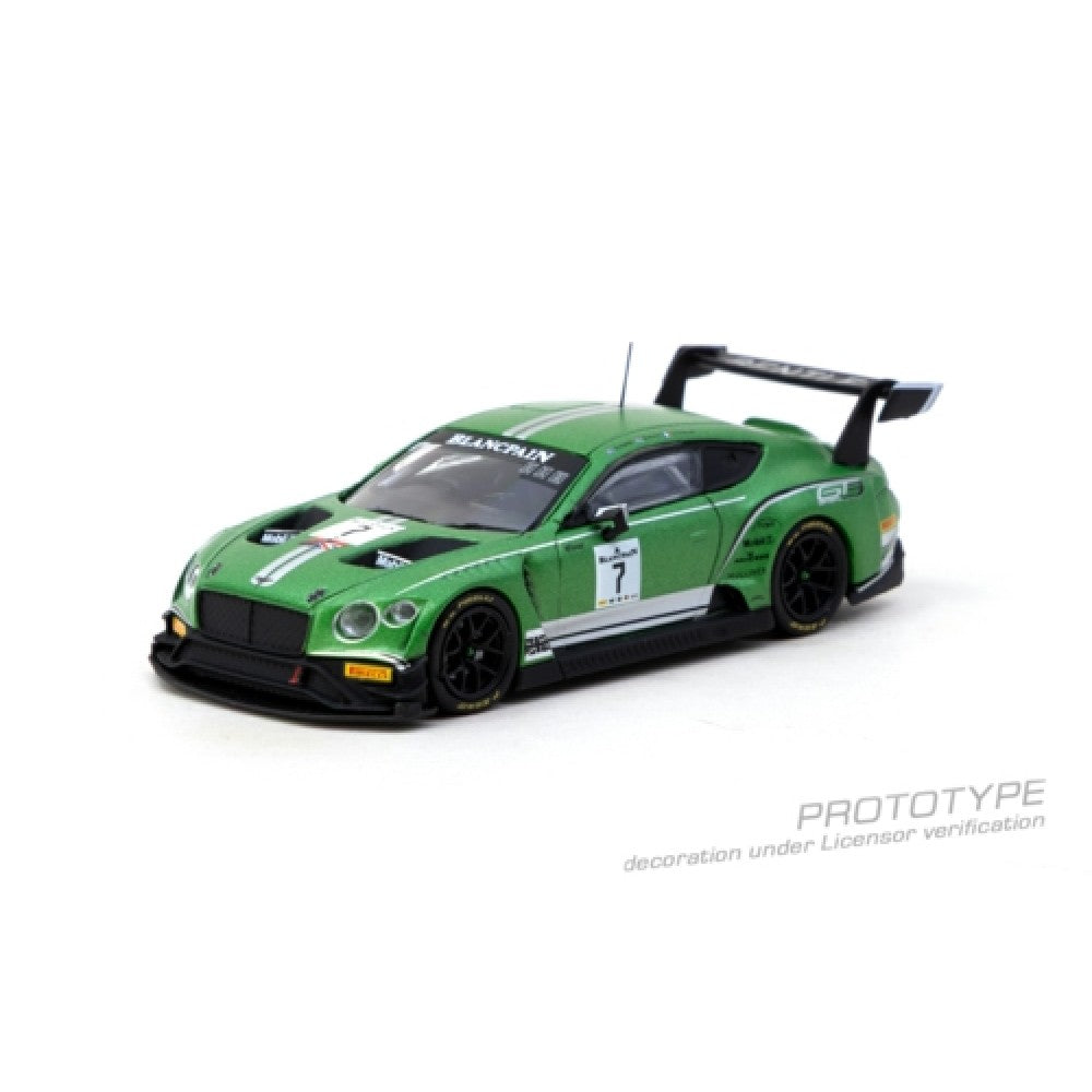 1:64 BENTLEY CONTINENTAL GT3 BLANCPAIN GT SERIES 2018 - TESTING LIVERY - Tarmac Models - TC-T64-03018BGT7