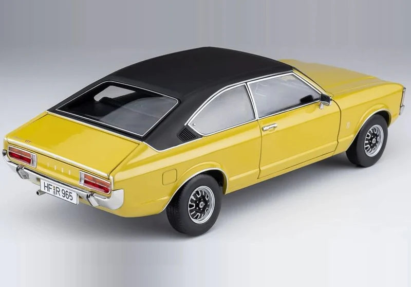 1:18 - GRANADA CONSUL 2.3L V6 GT COUPE II SERIES 1975 - DAYTONA YELLOW BLACK - 18080005