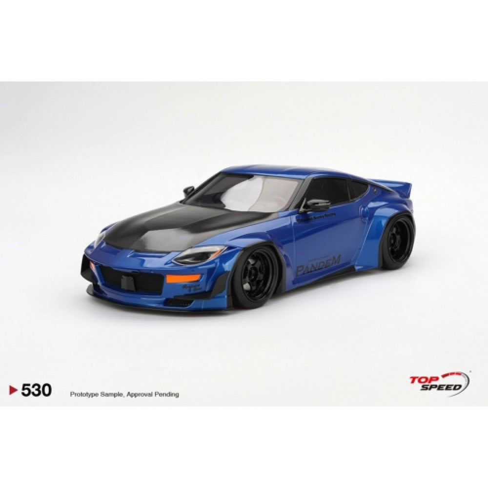 1/18 - NISSAN Z (RZ34) PANDEM SEIRAN BLUE - TS0530 - Top Speed