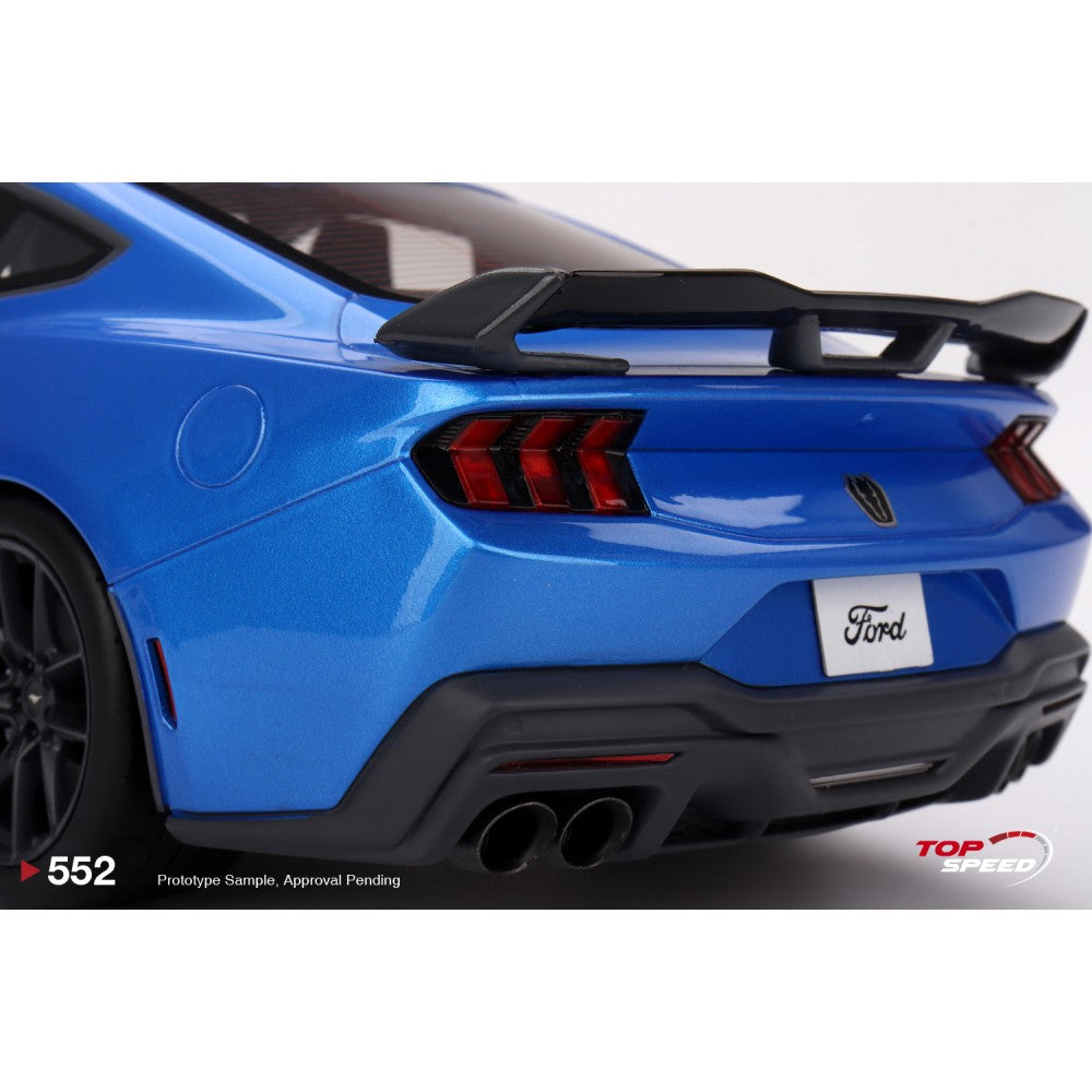 1/18 - FORD MUSTANG DARK HORSE 2024 GRABBER BLUE - TS0552 - Top Speed