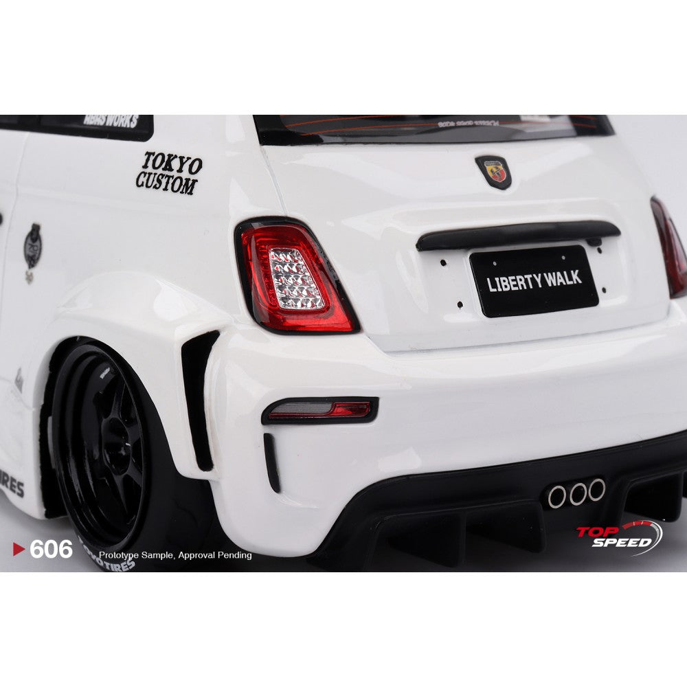 1/18 - LB-WORKS X ABAS WORKS ABRATH 595 GARA WHITE - TS0606 - Top Speed
