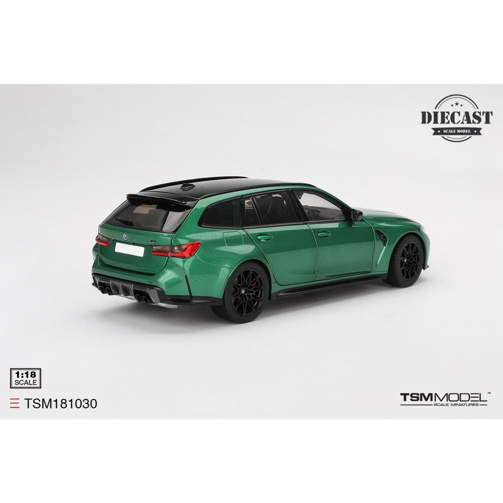 1/18 - BMW M3 TOURING M ISLE OF MAN GREEN METALLIC (DIECAST)- TSM181030 - True Scale Miniatures