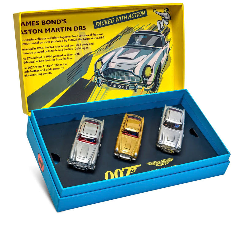 1/46 JAMES BOND ASTON MARTIN DB5 CLASSIC COLLECTOR SET (CORGI 70TH ANNIVERSARY) - Corgi - RT70007