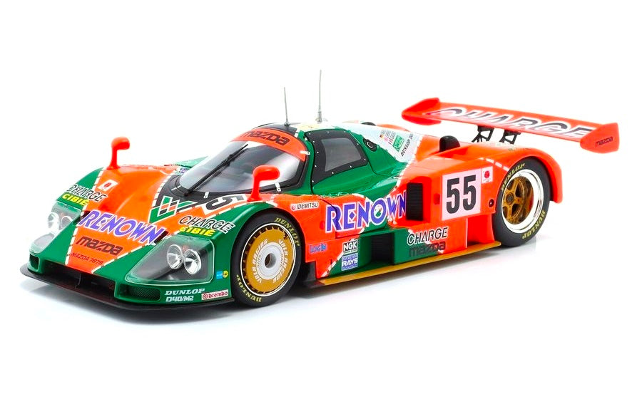 1/18 -MAZDA - 787B 2.6L TEAM MAZDASPEED CO. LTD. N 55 WINNER 24h LE MANS 1991 BERTRAND GACHOT - JOHNNY HERBERT - VOLKER WEIDLER - WERK83