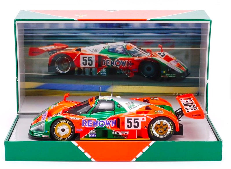 1/18 -MAZDA - 787B 2.6L TEAM MAZDASPEED CO. LTD. N 55 WINNER 24h LE MANS 1991 BERTRAND GACHOT - JOHNNY HERBERT - VOLKER WEIDLER - WERK83