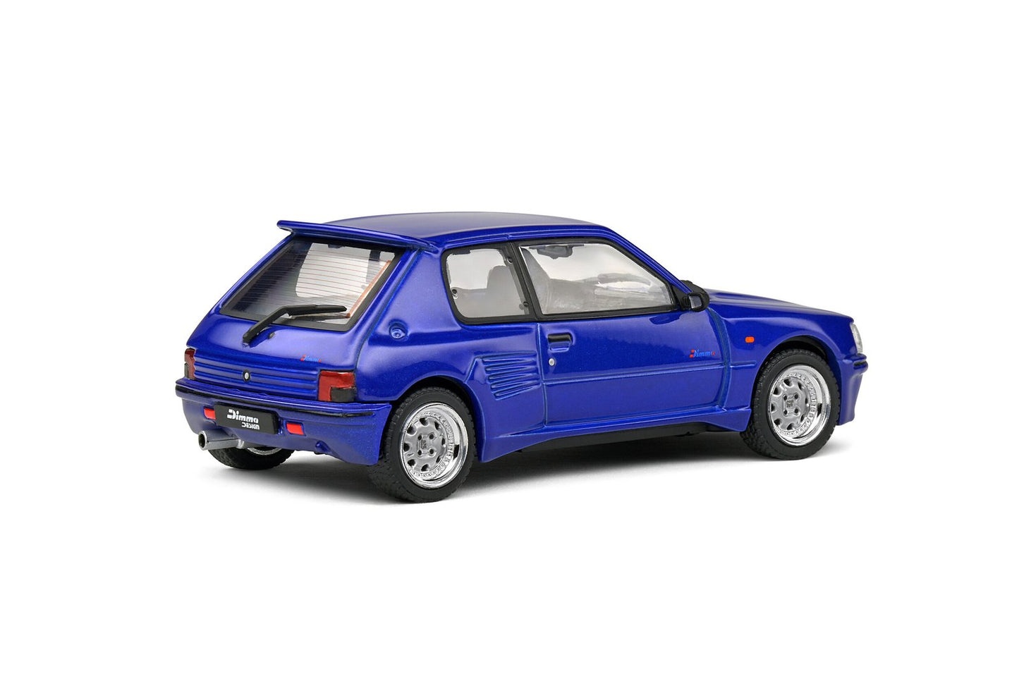 1/43 SOLIDO PEUGEOT 205 DIMMA – BLUE METALLIC – 1989 S4310803