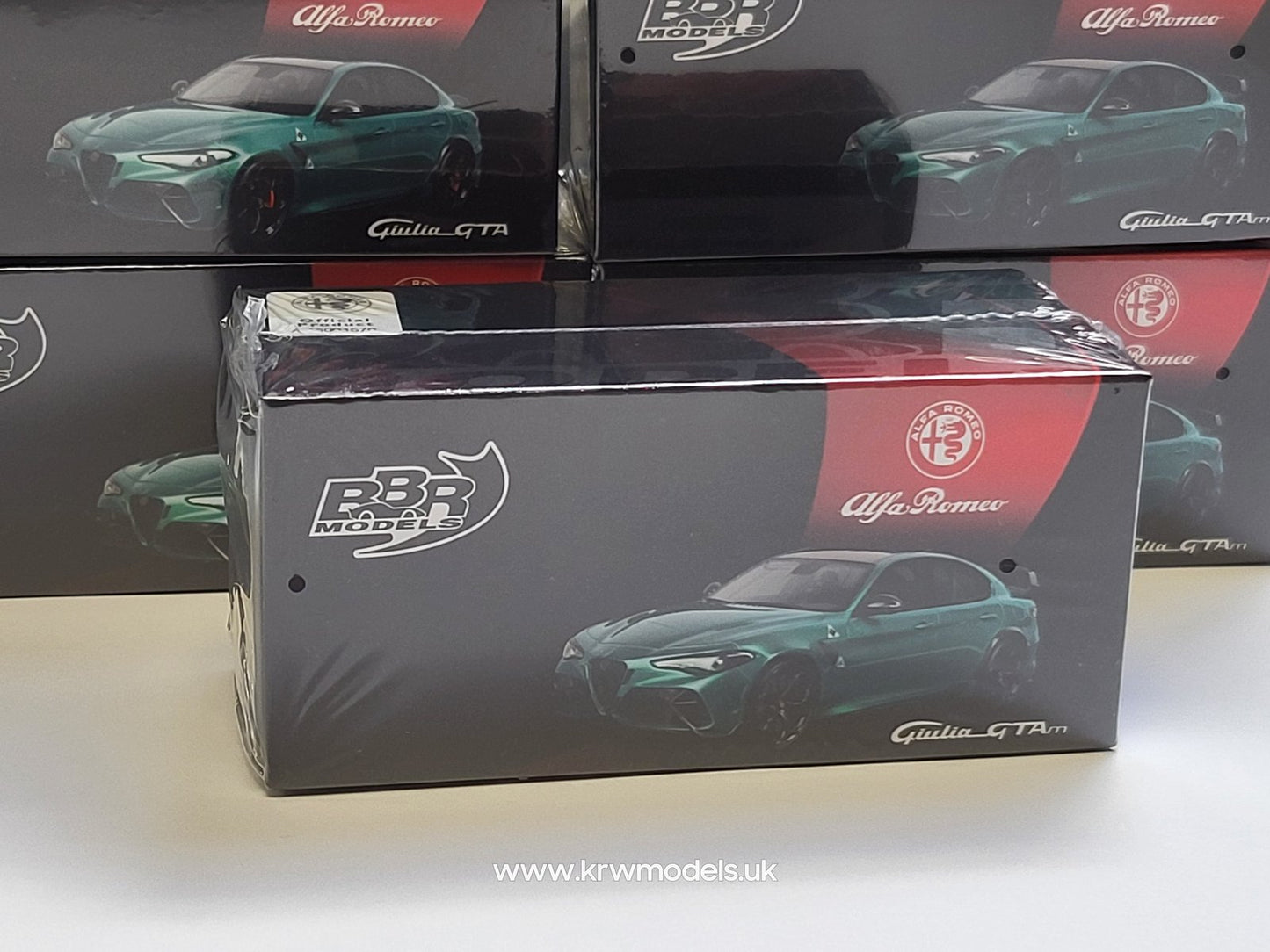 1/64 Alfa Romeo Giulia GTAm, verde montreal - BBR Models -BBRDIE6411