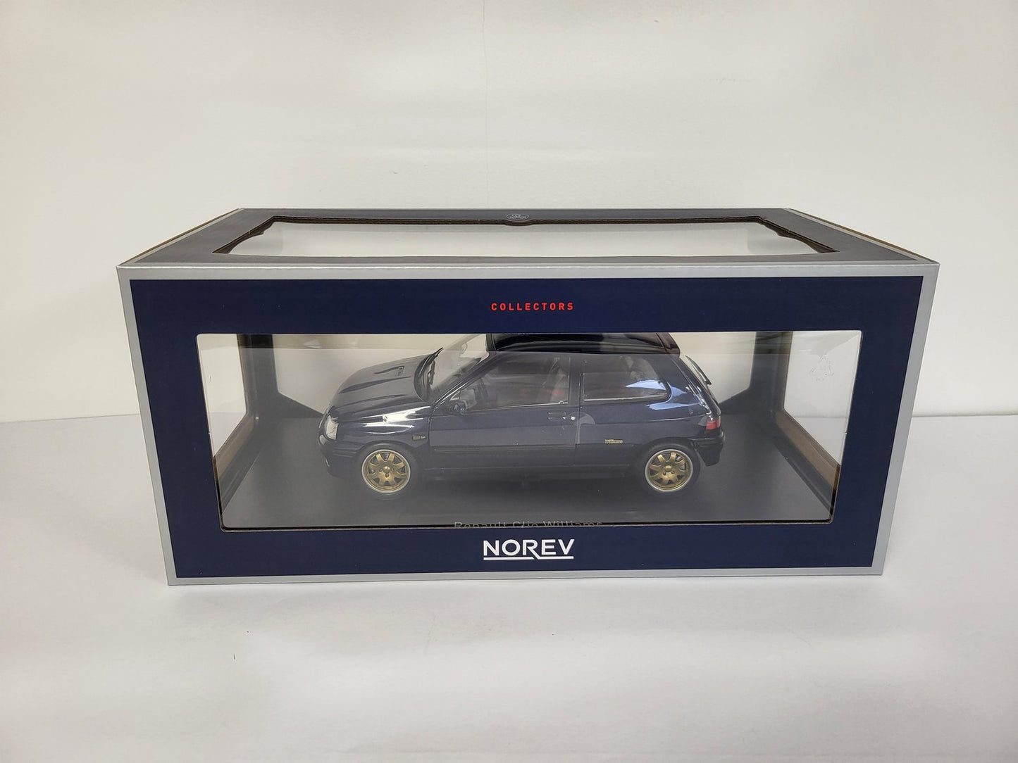 Norev 1/18 185230 RENAULT CLIO WILLIAMS 1993 Blue metallic