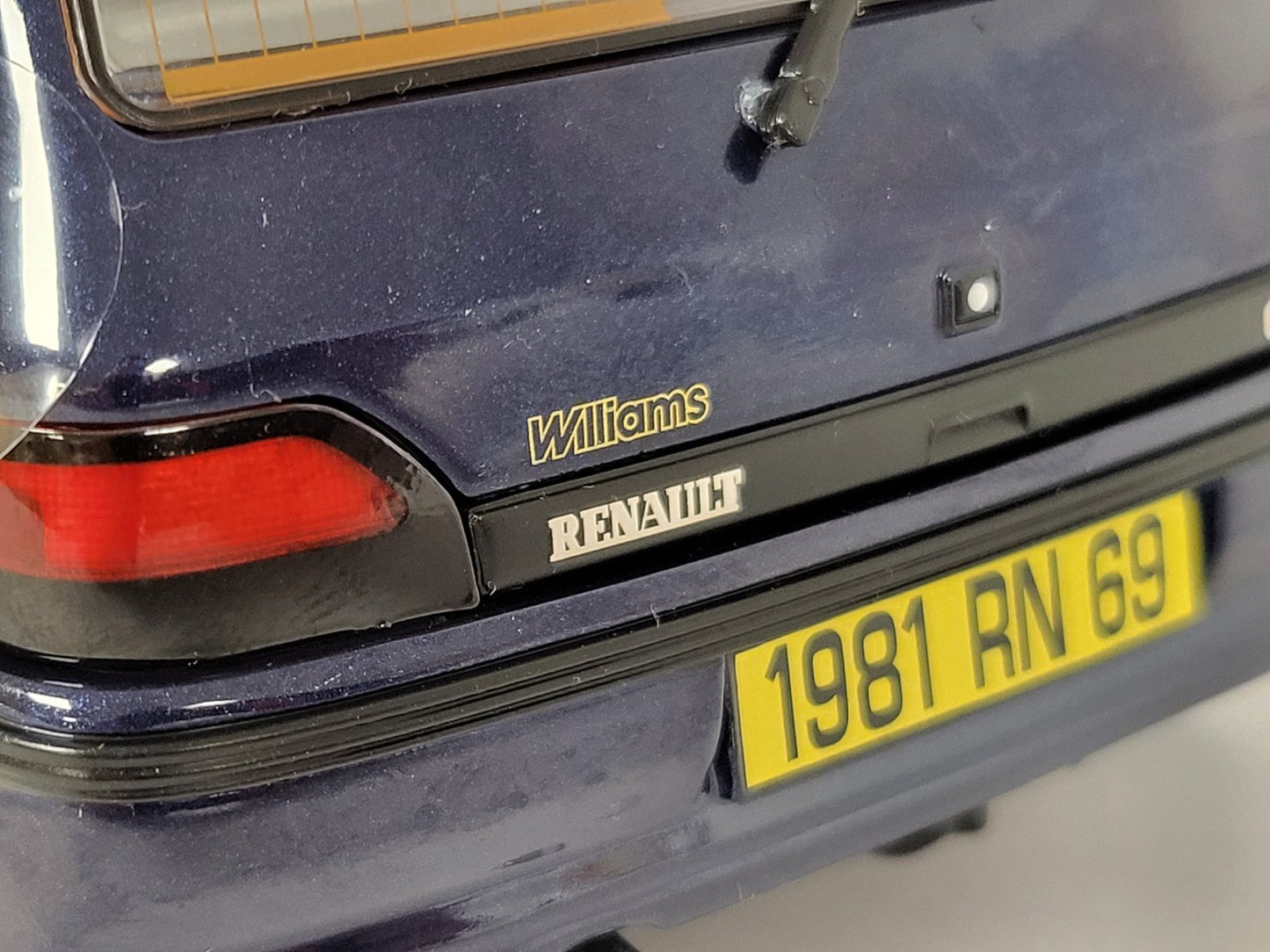 Norev 1/18 185230 RENAULT CLIO WILLIAMS 1993 Blue metallic