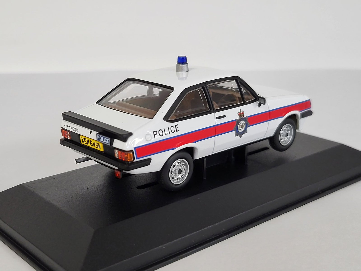Corgi Vanguards 1:43 Ford Escort Mk2 RS2000 Merseyside Police VA14904