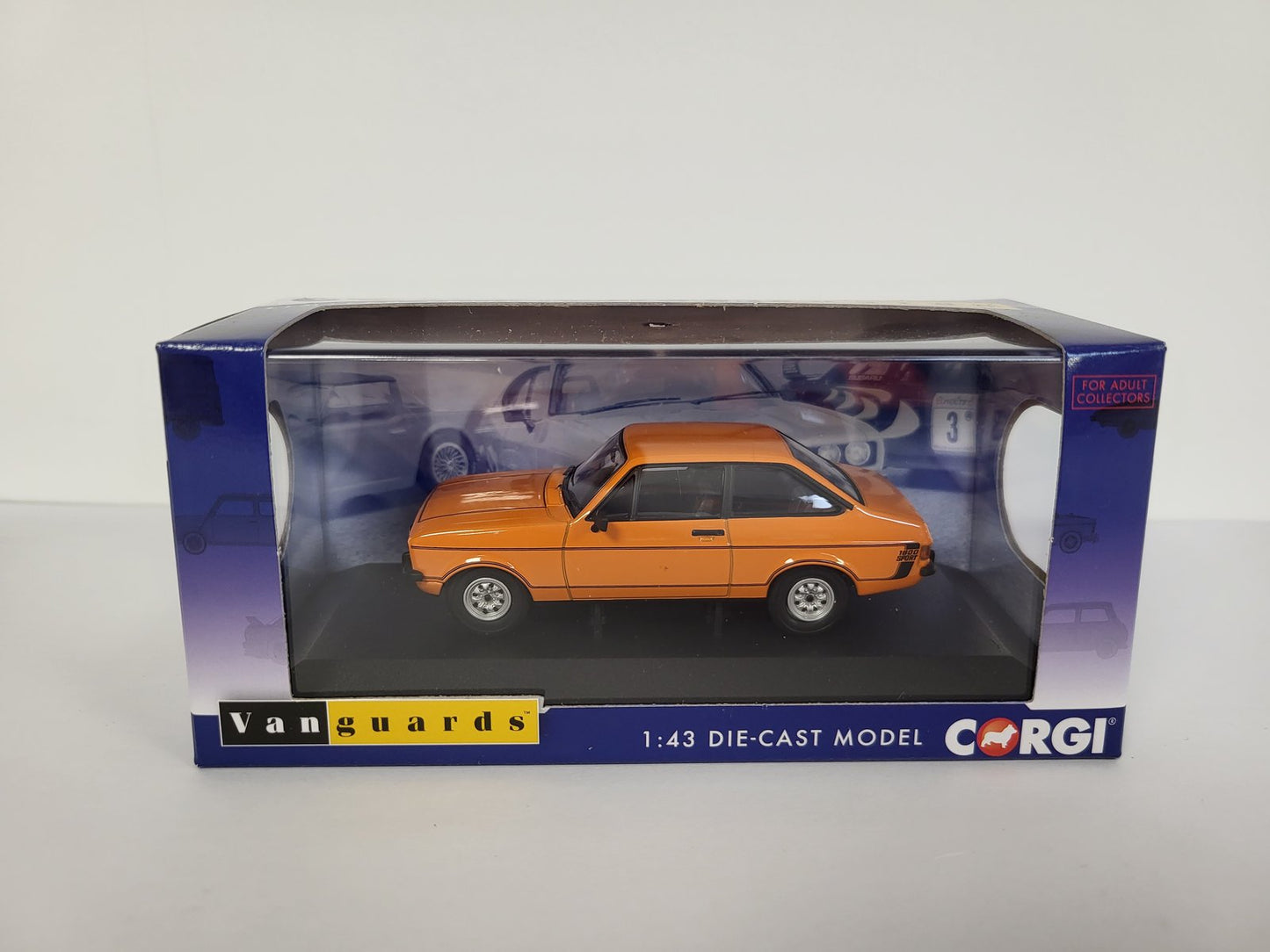 CORGI VANGUARDS MK2 Escort 1.6 sport. Signal Orange 1:43 VA12617