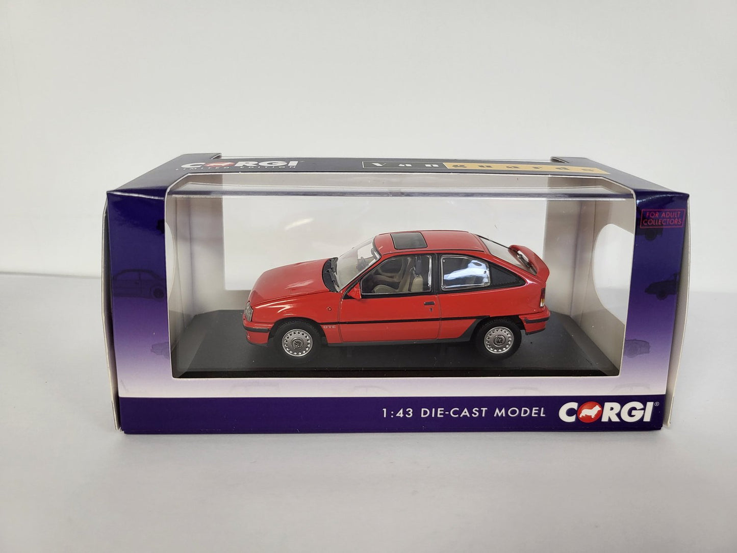 1:43 Corgi Vanguards VA13208 Vauxhall Astra GTE 16v Carmine Red