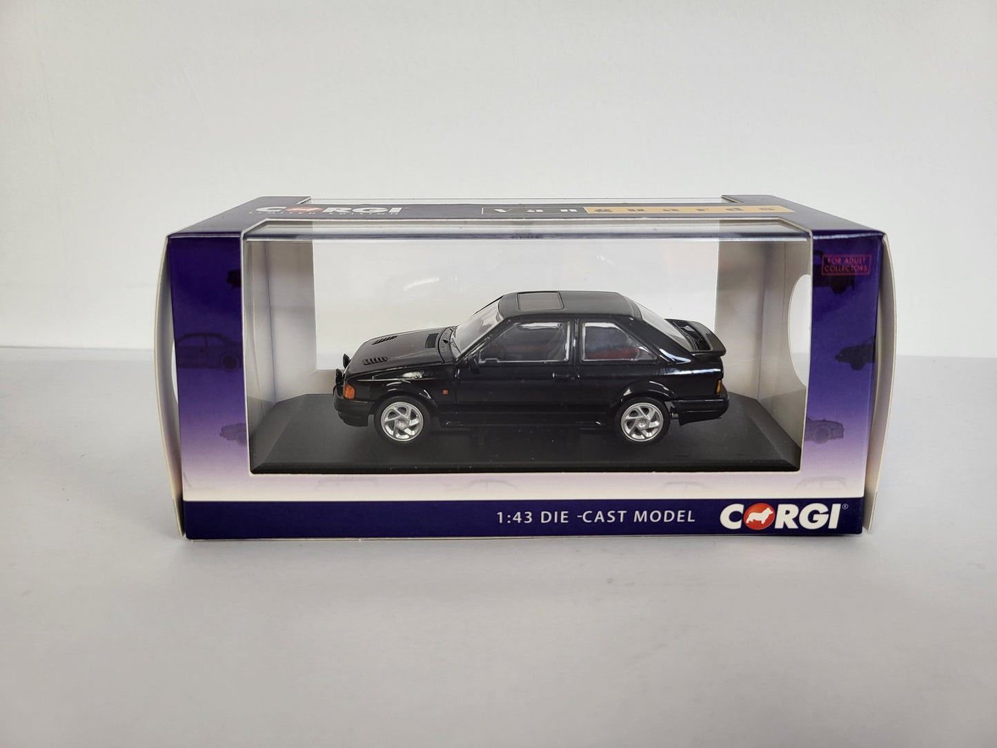 Vanguards Corgi VA14301 Ford Escort MK4 RS Turbo Black
