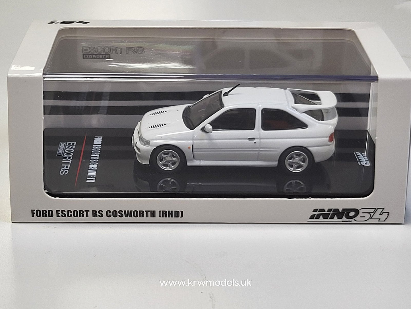 1/64 FORD ESCORT RS COSWORTH WHITE RHD - IN64FERSWHI-R