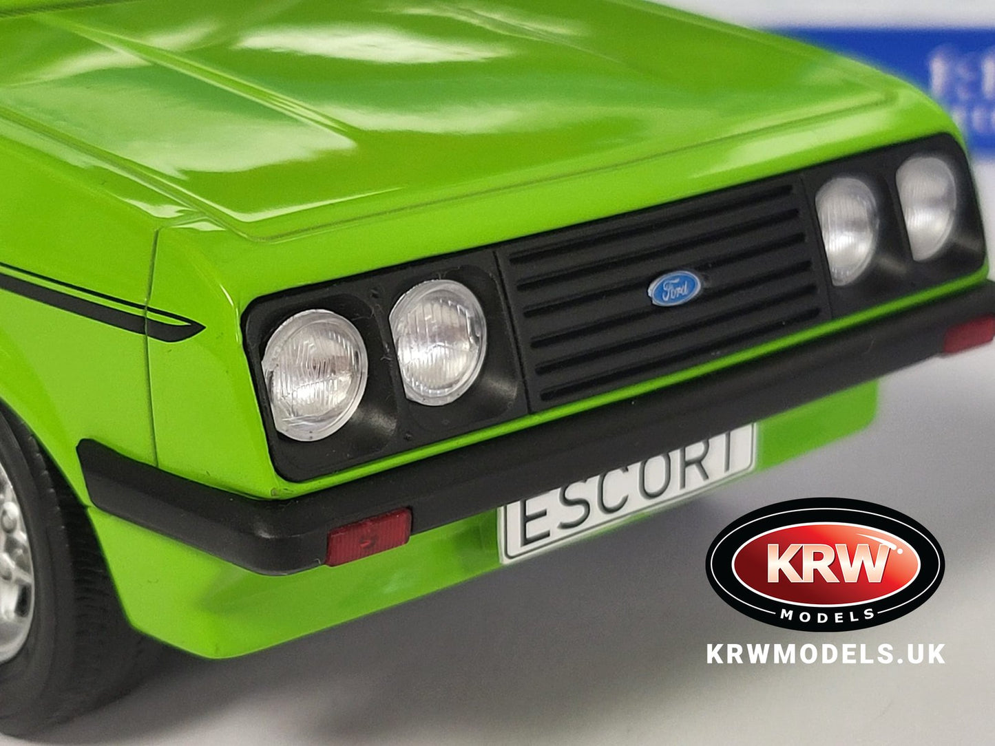 MCG 18406 Ford Escort MK II RS2000 Light Green, RHD, 1977