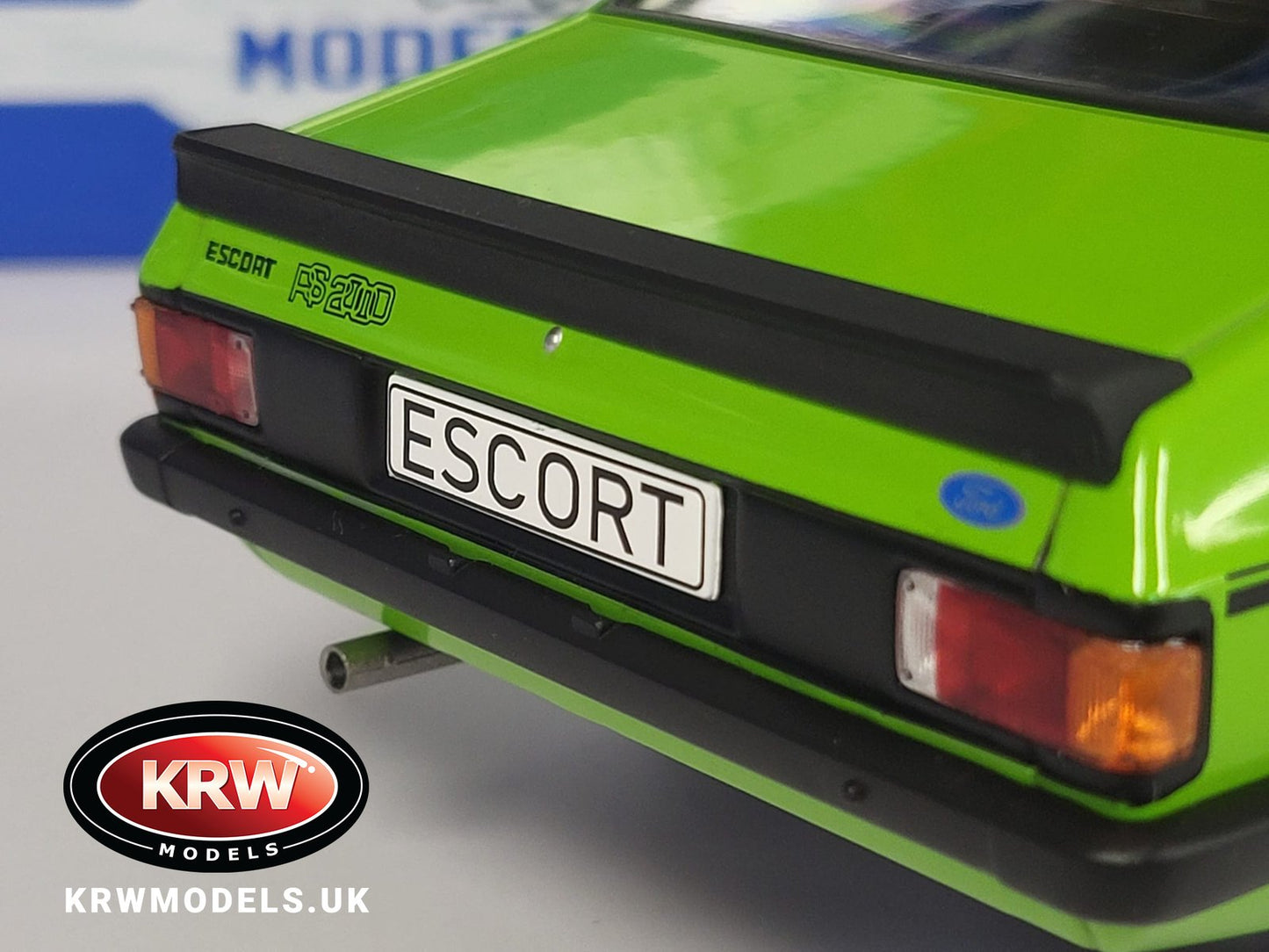 MCG 18406 Ford Escort MK II RS2000 Light Green, RHD, 1977