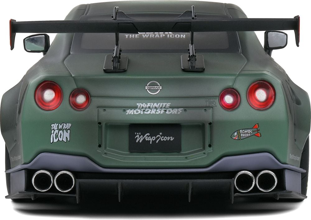 Nissan GT-R (R35) w/LB Walk Body Kit Typ.2 Army Fighter Grey
