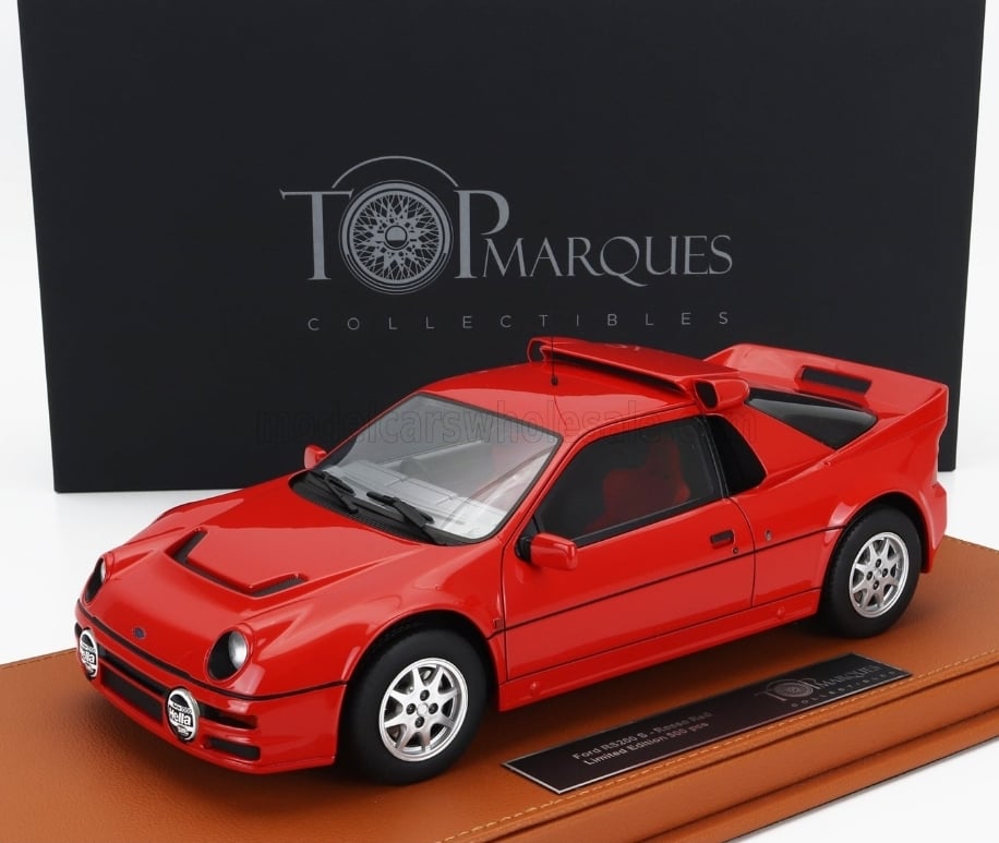 TOPMARQUES - 1/18 - FORD RS200 1984 - RED - TOP122B
