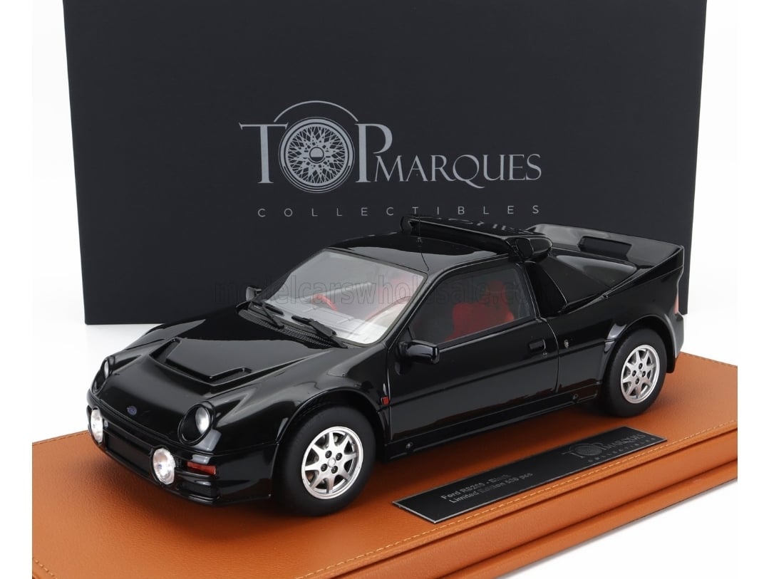 TOPMARQUES - 1/18 - FORD RS200 1984 - BLACK - TOP122D