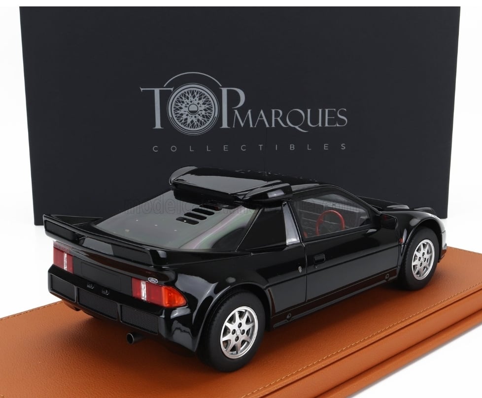 TOPMARQUES - 1/18 - FORD RS200 1984 - BLACK - TOP122D
