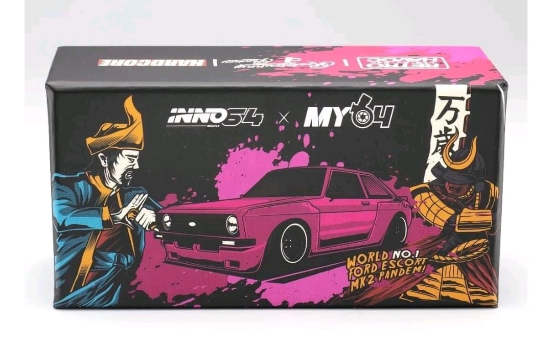 1/64 Resin Ford Escort MKII Pandem *Emotion* Retro Havoc - in64R-MK2P-ERV
