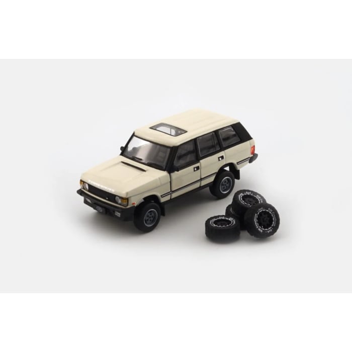 1/64 - 1992 Range Rover Classic LSE right hand drive, white - BM64B0178rhd