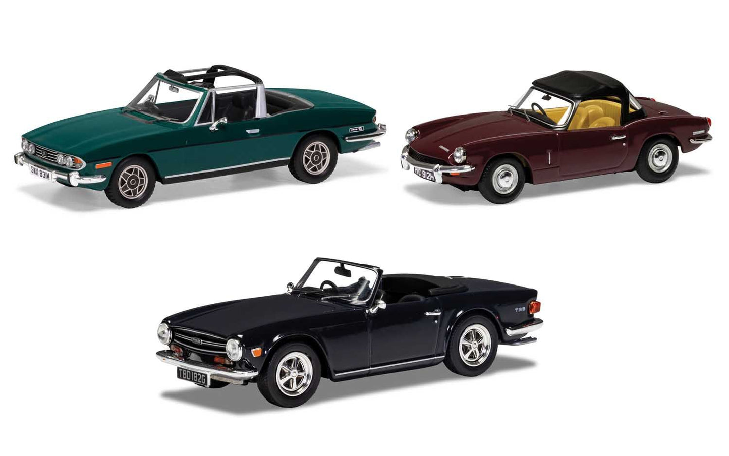 TC00004 Sporting Triumph collection. Stag, Spitfire TR6