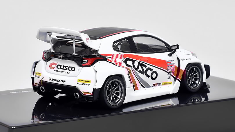 TOYOTA YARIS GR PANDEM CUSCO VERSION RHD 2022 - WHITE RED BLACK - MOC329.22