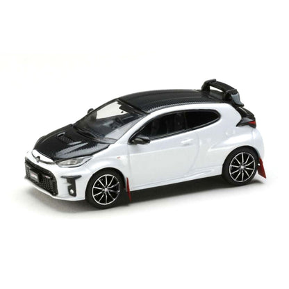 1/64 Toyota GRMN Yaris Rally Package with GR Parts, platinum white pearl mica - Hobby Japan