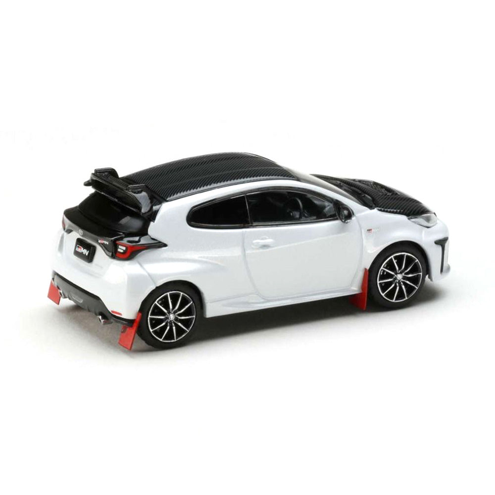 1/64 Toyota GRMN Yaris Rally Package with GR Parts, platinum white pearl mica - Hobby Japan