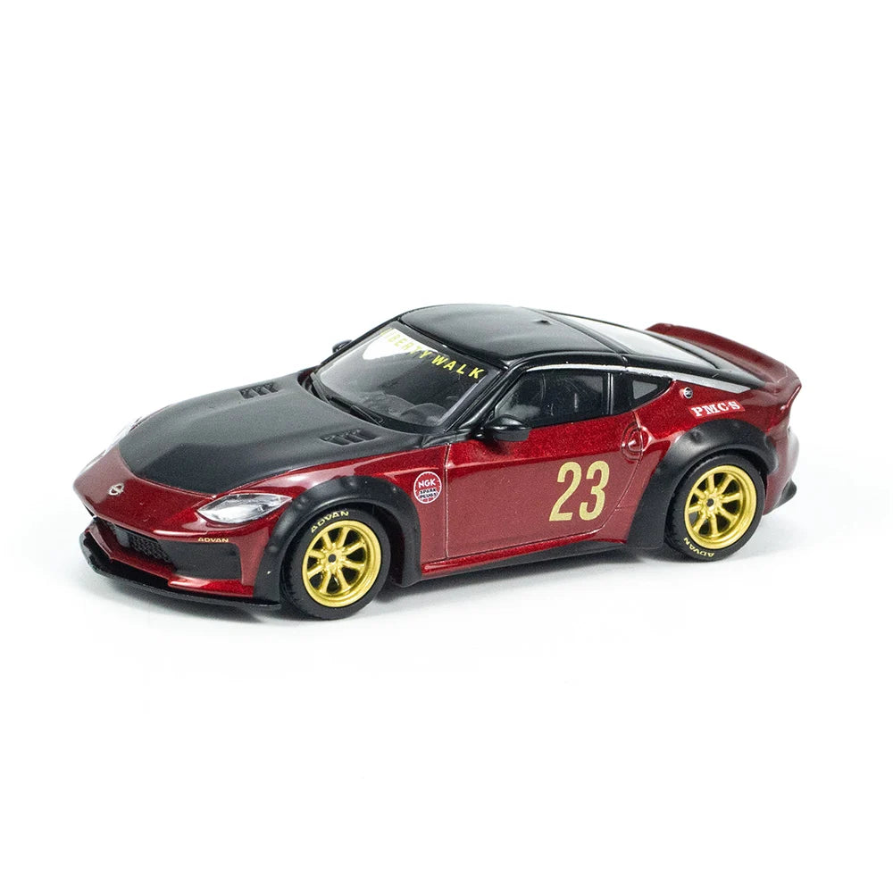 1/64 Nissan Z LB Nation Works Gem Red LHD with CLDC Book English  - Mini GT - MGT00737