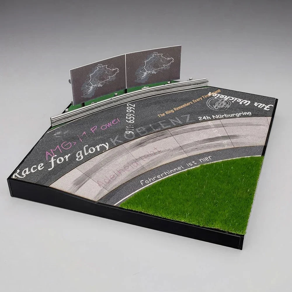 1/64 Diorama Set with Zonda Revo Complimentary Nürburgring Lap Time Model - CM Models - CM64-DioramaSet-01