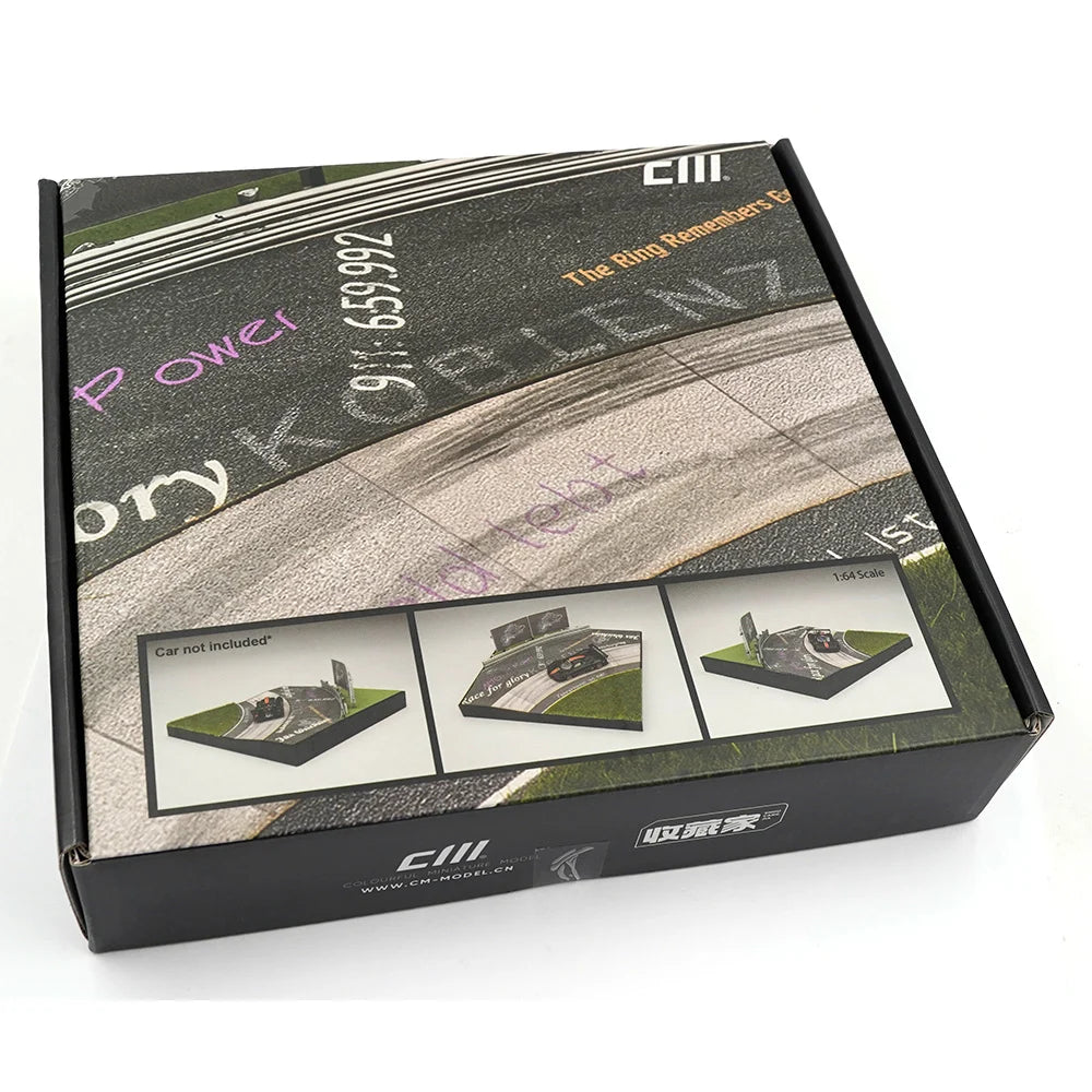 1/64 Diorama Set with Zonda Revo Complimentary Nürburgring Lap Time Model - CM Models - CM64-DioramaSet-01