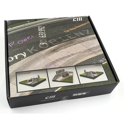 1/64 Diorama Set with Zonda Revo Complimentary Nürburgring Lap Time Model - CM Models - CM64-DioramaSet-01