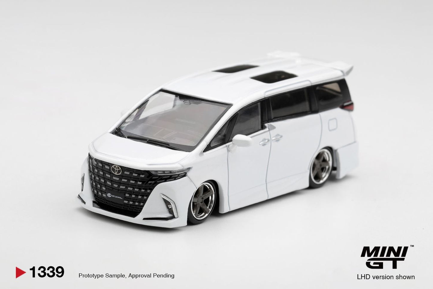 1/64 TOYOTA ALPHARD 40 KUHL WHITE (RHD) - Mini GT - MGT01339