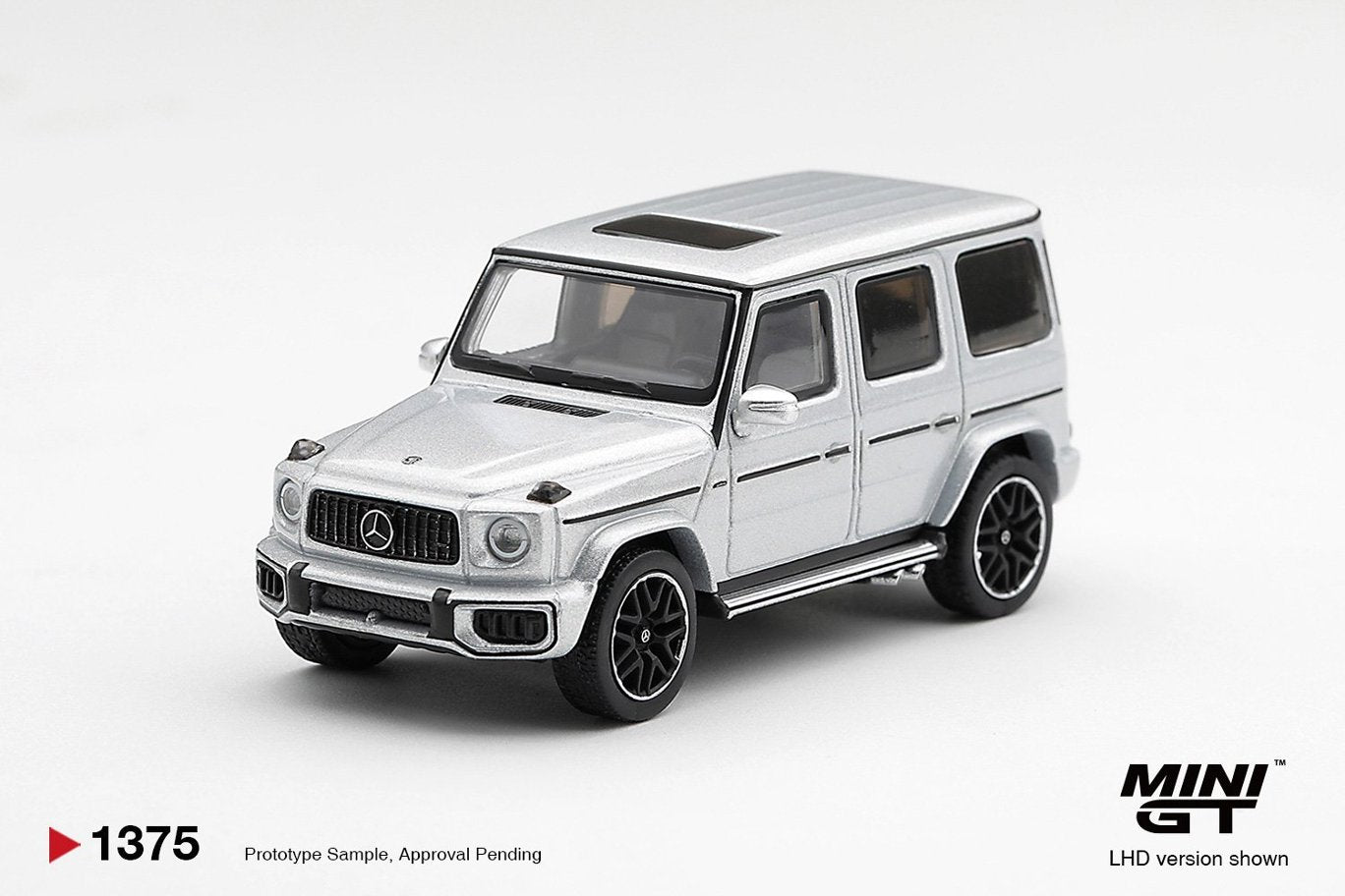 1/64 Mercedes-AMG G 63 Silver Metallic - Mini GT - MGT01375