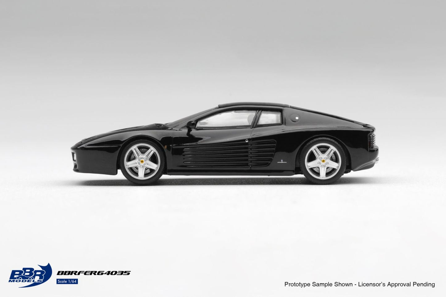 1/64 Ferrari 512 TR Nero - BBR Models - BBRFER64035