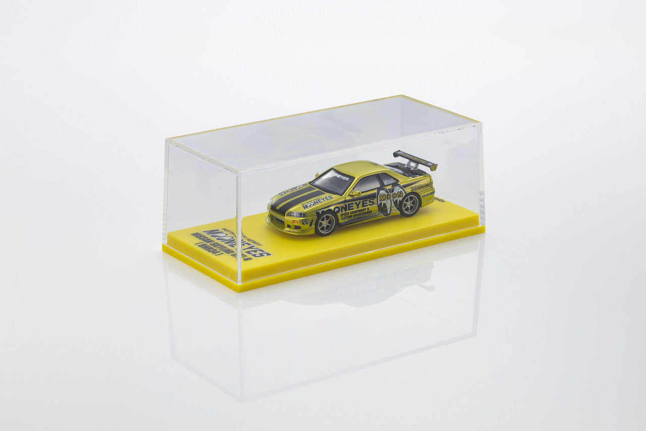 1/64 Nissan Skyline GT-R (R34) MOONEYES(1) With LED - Kyosho - 07134LM1