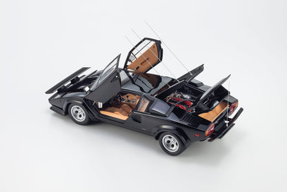 1/18 - Lamborghini Countach LP 400 S "The Cannonball Run" -Black  - Kyosho - K08320BKCR