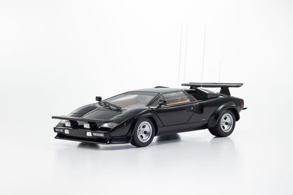 1/18 - Lamborghini Countach LP 400 S "The Cannonball Run" -Black  - Kyosho - K08320BKCR