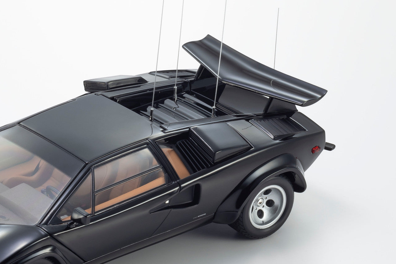 1/18 - Lamborghini Countach LP 400 S "The Cannonball Run" -Black  - Kyosho - K08320BKCR